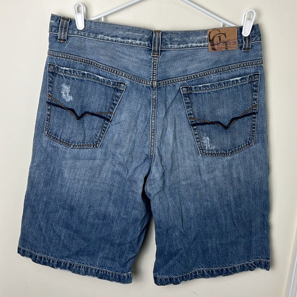 Guess Men Denim Outdoor Jeans Shorts Size 36 - Picture 5 of 10